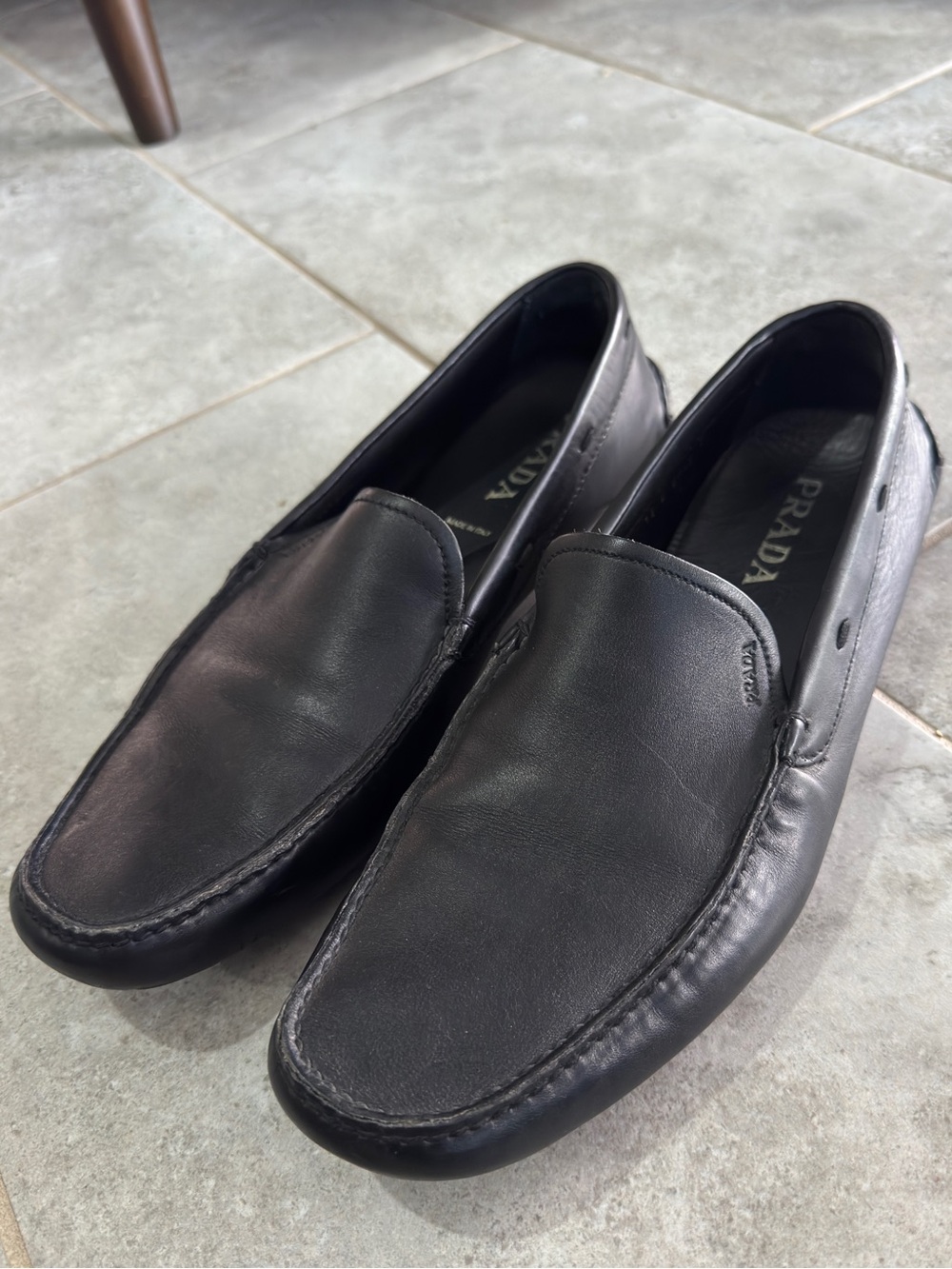 Prada slip on loafers drivers driving drive